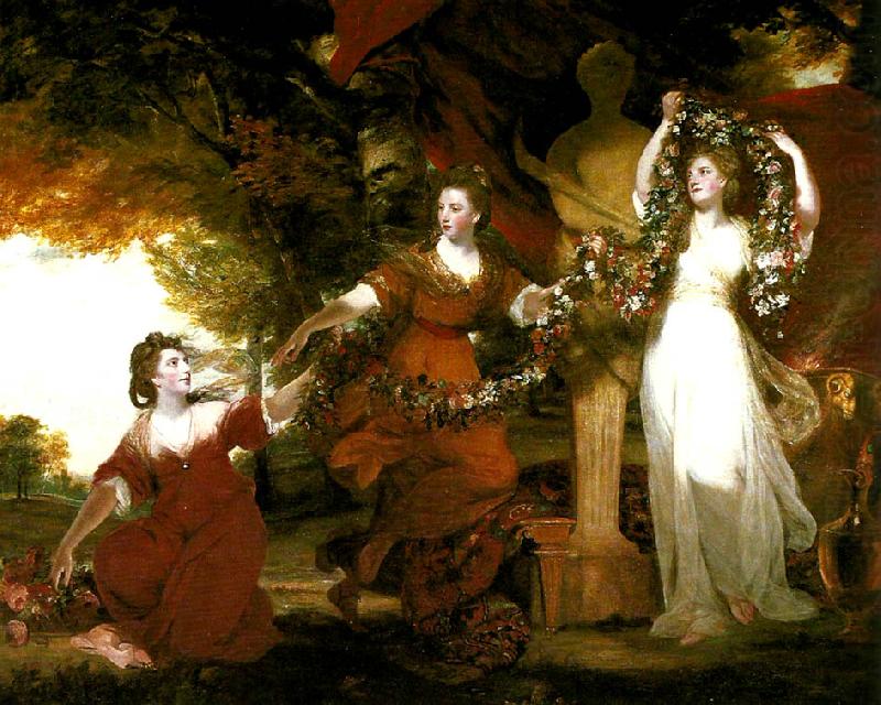 the montgomery sisters, Sir Joshua Reynolds